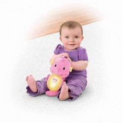 212 Main Soothe & Glow Seahorse Baby Toy Pink