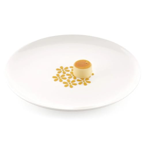 Silikomart Silicone Food-Decorating Stencil 6-5/16 Inch x 6-5/16 Inch Overall, Pack of 2 - Cherry Blossoms - Thumbnail 6