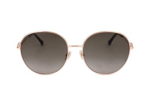 JIMMY CHOO Brown Round Ladies Sunglasses BIRDIE/S 006J/HA 602