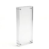 FixtureDisplays® Plaxiglass Acrylic Sign Holder Logo Block Picture Frame 8' x 3' 100834