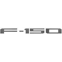 F-150 Tailgate Emblem Letter Inserts - Compatible with 2021-2025 F-150 *OE Color - Carbonized Gray, Pro Access Tailgate