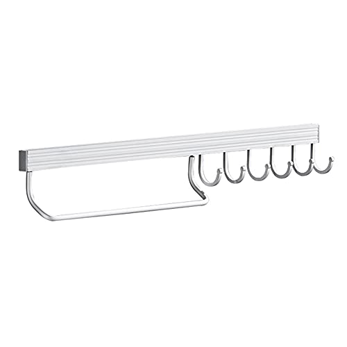 Cintre mural porte-chapeau et serviettes en aluminium de rechange