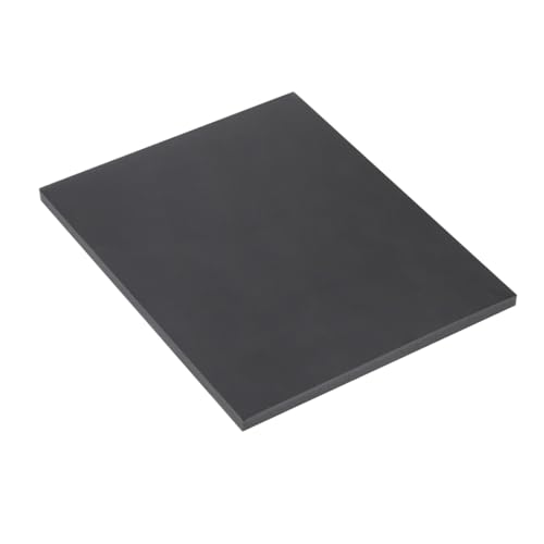 Image of Expanded PVC Plastic Sheet 5 /16 inch Thick, 8.5 inchx11 inch Lightweight Rigid Foam Sheet, [for Crafts Signage Displays Digital Screen Printing] - Black / 1 Pcs