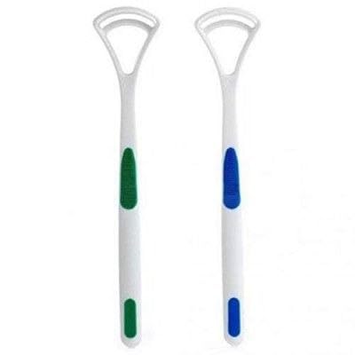 Avenn Tongue Cleaner Brush with Scraper, 17 cm, Set of 2 - Multicolor | Non-Toxic Plastic, Rubberized Grip Pads, Brush and Scraper, Removes Odour Bacteria, Multicolour-image-45