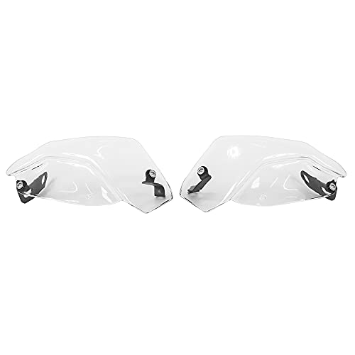 TPARIS 1 Paar Motorrad Lenker Handschützer, für KTM 790 Adventure 890 ADV L/R/R Rally Handschutz Griffschutz Schild Handguards Windschutzscheibe Motorrad Zubehör,Transparent Style