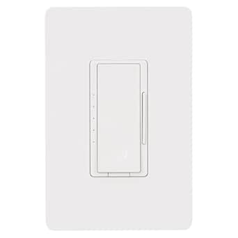 Wengart Motion Sensor Light Switch - 4-in-1 Wall Switch With PIR Detection, Humidity Sensor, Light & Fan Control, Single Pole, AC120V (White)