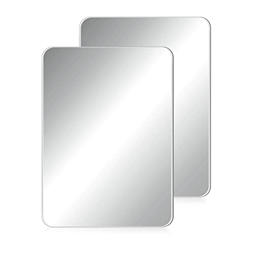 Blulu 2 Pzs Espejo Magnético Rectangular para Taquilla