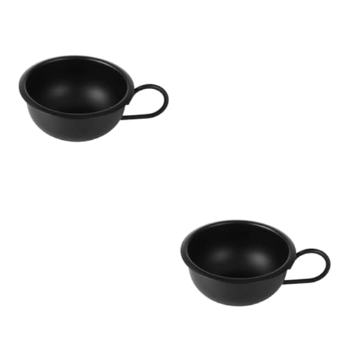 FRCOLOR 2pcs Practical Shaving Bowl Men's Shaving Mug Soap Bowl Razor Shaving Bowl Set for Barbers