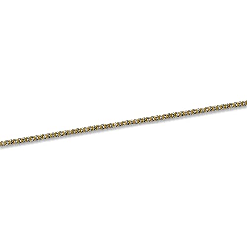 10k Yellow Gold Two-Tone 4mm Diamond Cut Ice Chain Necklace with Lobster Lock (Available 18" - 30")3