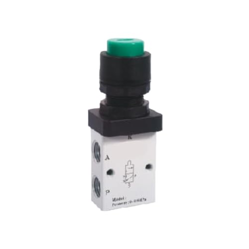 Bouton-poussoir convexe S3PP05-P13A pour commande manuelle de vanne pneumatique stable - 2