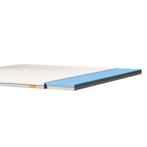 Emma Original Topper - Reversible Soft & Firm Sides (Airgocell+HRX Foam) Breathable Design & Removable Washable Cover Single (90×190cm)