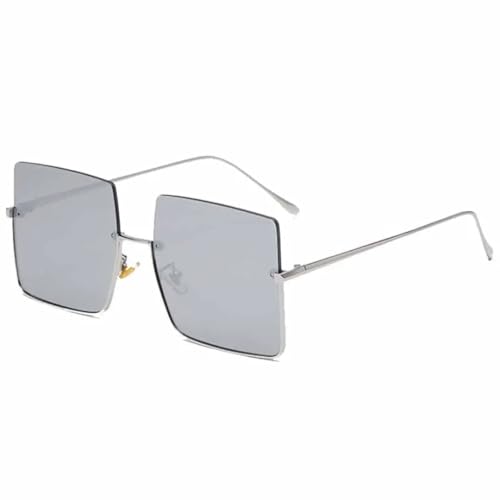 Lunettes de soleil demi-monture protection UV400 monture en métal