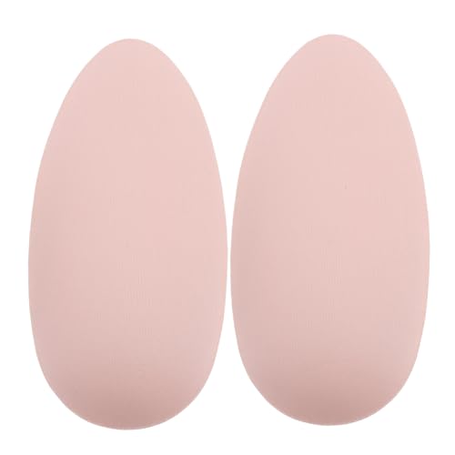 PACKOVE 1 Pair Soft Calf Support Silicone Leg Pads for Crooked Legs Self Adhesive Breathable Cushioning Lightweight and Comfortable Design for Enhanced Confidence Skin Tone Color