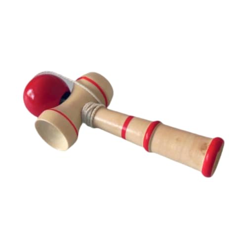 Generic Wooden Kendama Skill Toy with Long Thread & Wooden Ball - Image 3