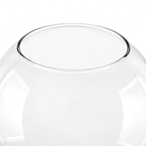 Image of SINOMAN Clear Glass Dome for Wall, Ceiling & Pendant Lights | durable Transparent