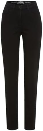 Raphaela by Brax Patti Straight Invisible Shape, New Authentic Denim, Slim,Schwarz,31W / 30L