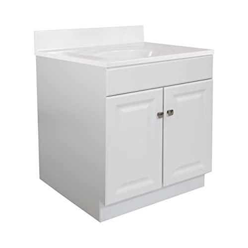 Design House 590976 Wyndham 2-Door Bathroom Vanity with Cultured Marble