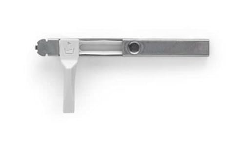 VELUX Dachfenster Ersatzteile - Putzriegel für Schwingfenster GGU - Kunststofffenster silbernes Typenschild