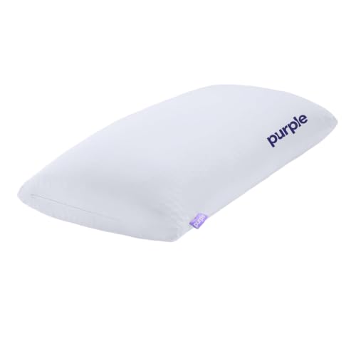 Purple Freeform Pillow - King Size - Customizable Cooling Neck Pillow with Adjustable Fill, GelFlex Grid and MicroFlex Moon Foam, Personalized Height and Firmness for All Sleepers