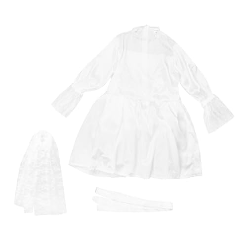 Costume de marié blanc chic en dacron haut de gamme tenue de scène