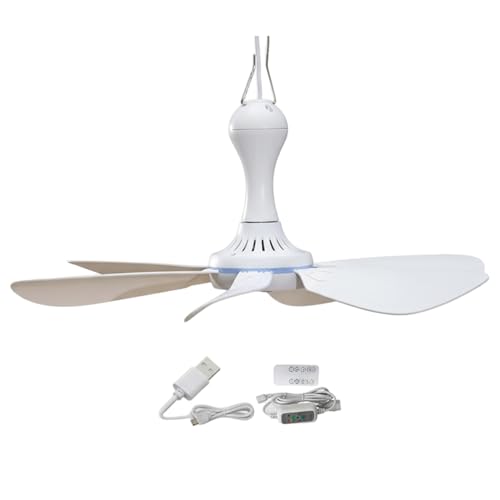 Ventilateur de plafond USB anti-chaleur pour chambre à coucher
