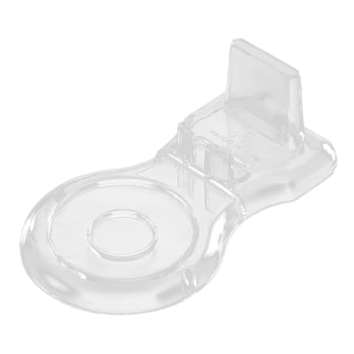 IWOWHERO Acrylic Display Stand for Round Plates Elegant Saucer Holder for Photos Artwork Versatile Easel Rack European Style Decor for Home Events