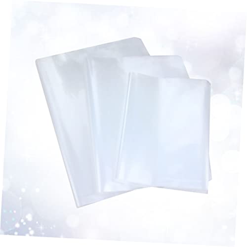 NUSITOU 30 Pçs Slipcase Auto-Exercício Estudante Escola Capas Transparentes Material Filme Segurança