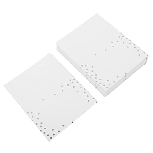 LABRIMP 100pcs Wedding Table Name Cards Dot Printing Elegant Place Cards for Seating Arrangements Cardstock for All Occasions