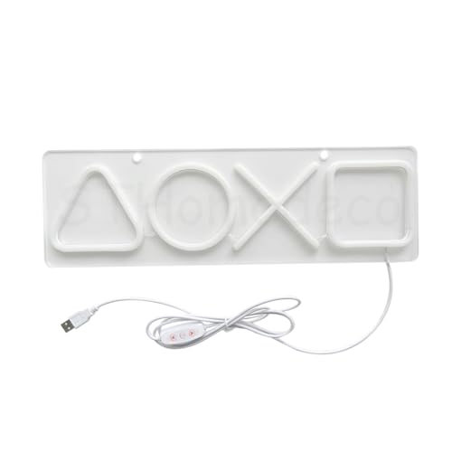 Neon LED Gaming Lampe Acrylique Dimmable pour Décoration Chambre et Salle de Jeu