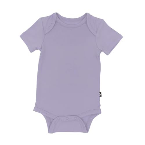 Image of KYTE BABY Short Sleeve Unisex Baby Bodysuits, Rayon Made From Bamboo Material