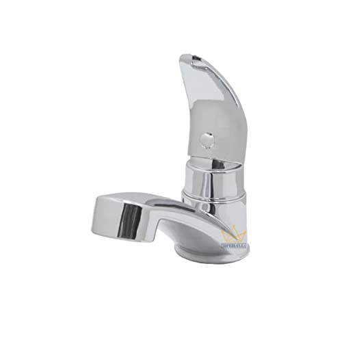 Torneira Pia Lavatório Banheiro Mesa Bancada Abs Cromado Luxo 1/4 Volta