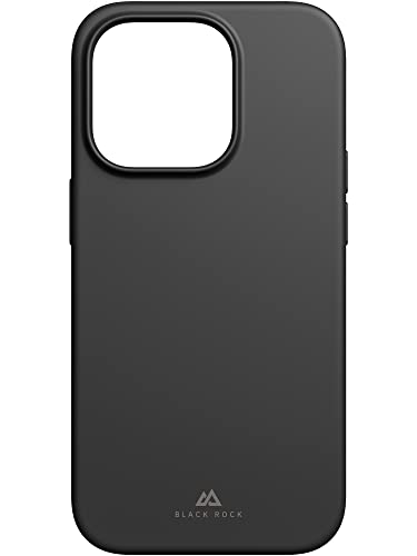 Coque silicone iPhone 14 Pro Black Rock aimantée MagSafe protection noire - 2