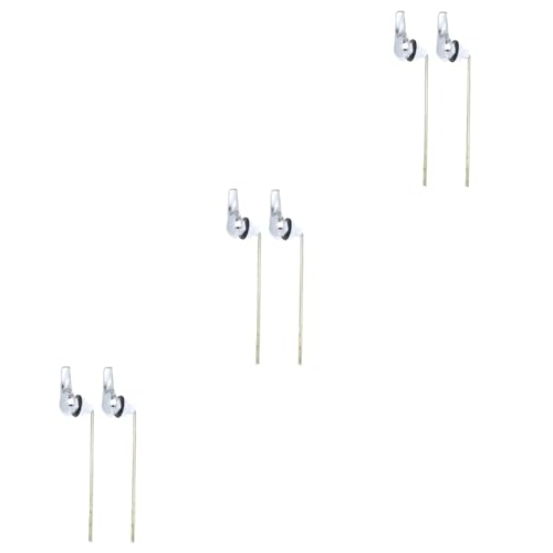 HOMSFOU 6 Pièces Clé De Toilette Accessoire De Réservoir De Toilette Leviers De Chasse D'eau Accessoires Leviers Affleurants Levier De Poignée De Toilette Toilettes Cas D'eau Le Fer