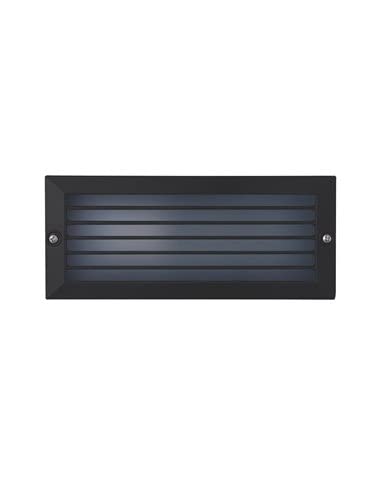 GSC Aplique pared Befale con rejilla E27 Negro
