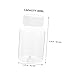 Cabilock 24pcs Plastic Dispensing Vials Wide Mouth Small Pill Bottles for Travel Medicine and Liquid Storage Reusable Easy to Clean