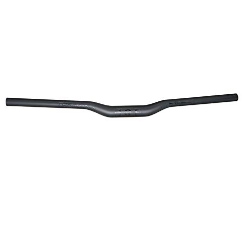 KDHJY Llena de Fibra de Carbono de Bicicletas de montaña del Manillar de la Bicicleta del Camino de Subida Plana del Manillar MTB UD 31.8mm Ciclismo Piezas Negro (Color : Rise Handlebar 720mm)