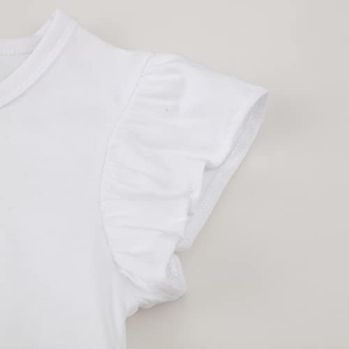 Image of Toddler Girls Tutu Dresses Cute Casual Short Sleeve Dress for Summer Daily Home School Party 2-8T