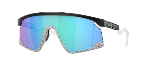 Oakley OO9280 Sunglasses Bundle: OO 9280 BXTR 928003 Bxtr Matte Black Prizm Sapphir and Large Blue leash Accessory kit