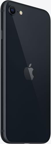 Image of Apple iPhone SE 3rd Gen, 256GB, Midnight - Cricket (Renewed)