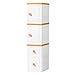 ZHAOSHUNLI Lagerschrank Gap Storage Cabinet Schubladenart Badezimmer/Küchenlagerschränke (Color : Orange, Size : 2 Layers)