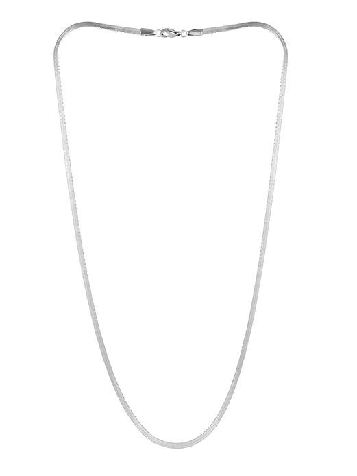 chain for men combo Silver Chain for men stylish chain for boys mens necklace for men Stainless steel chains Locket Pendant anti tarnish necklace accessories neck chain snake boys chain A552-image-34
