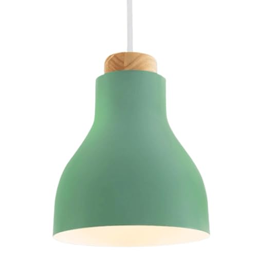 Luminaire E27 suspension scandinave métal noir pour éclairage bar et entrée