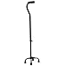 Quad Cane, Small Base, 2 / Ctn Silver