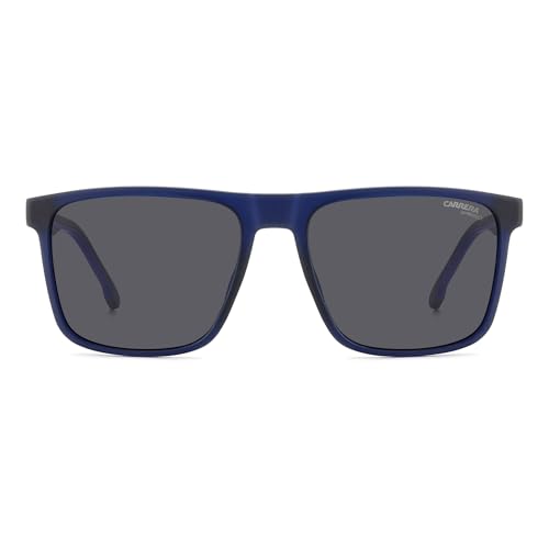 Carrera 8064/S Sunglasses, Fll Matte Blue, 57 Unisex