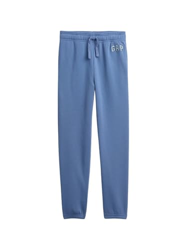 GAP Boys' Heritage Logo Pull-On Jogger Sweatpants, Bainbridge Blue, X-Large