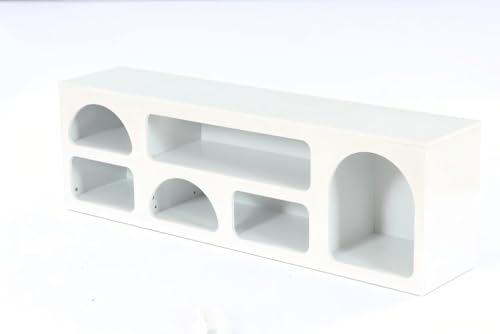 Tribesigns テレビ台 ホワイト 55型 60型対応 160cm幅 テレビボード ローボード TVボード 収納棚 リビング TV台 木製 50/55/65/75型対応 韓国インテリア アーチ型