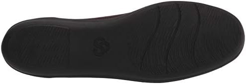 Clarks Women's Ayla Low, Burgundy Snake Print Synthetic, 7Medium | Image 3