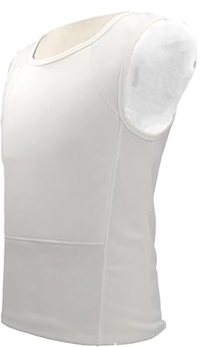 REMEK Chaleco Antibalas Nivel IIIA, Oculto En El Interior Use Una Camiseta Suave Antibalas Chalecos Resistentes Puñaladas Ligero para Protección De Seguridad Personal