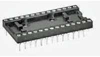 TE Connectivity/AMP Brand, Conn DIP Socket SKT 24 POS 2.54mm Solder ST Thru-Hole Tube (25 Items)