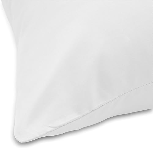 Image of Travel Pillow Case 12x18 Size Pack of 2 Pieces 100% Egyptian Cotton Envelope Closure 500 Thread Count Toddler Pillowcase Fits Up to 12x18, 12x16 or 11x15 White